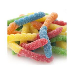 Albanese Sour Neon Worms 4.5lb Bag Bulk